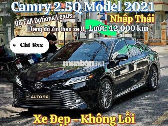 🚘 Toyota Camry 2.5Q Model 2021 Màu Đen 42.000 km