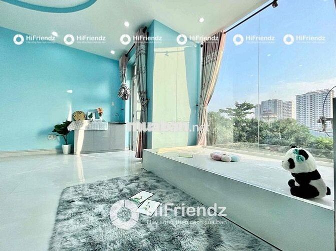 STUDIO BAN CÔNG, CỬA SỔ FULL NỘI THẤT SIÊU RỘNG KẾ ĐẦM SEN