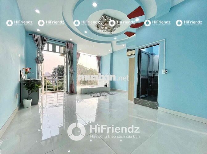 STUDIO BAN CÔNG, CỬA SỔ FULL NỘI THẤT SIÊU RỘNG KẾ ĐẦM SEN