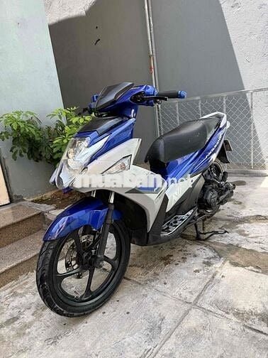 Yamaha Nouvo SX 2015 125cc xanh bạc bs43, máy rin