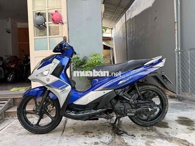 Yamaha Nouvo SX 2015 125cc xanh bạc bs43, máy rin