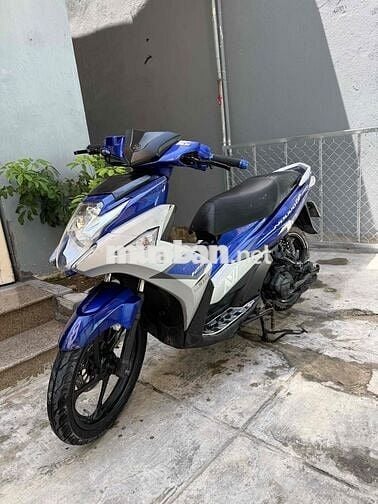 Yamaha Nouvo SX 2015 125cc xanh bạc bs43, máy rin