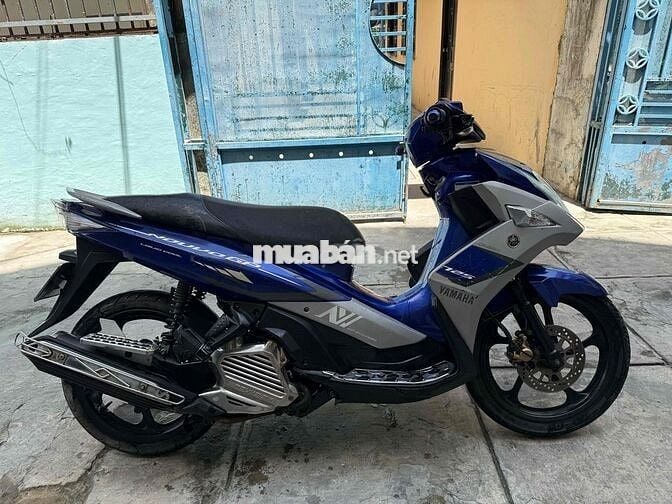 Yamaha Nouvo SX 2015 125cc xanh bạc bs43, máy rin
