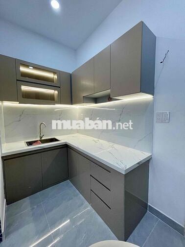 LÊN SÓNG NHÀ LÊ VĂN THỌ, P16, GV, HCM - HẺM THÔNG - CÓ PN TRỆT - 5.49T