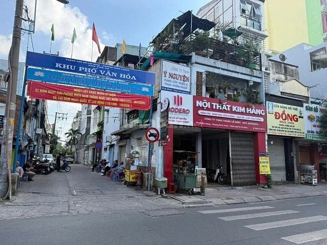 Bán góc 2 mặt tiền Bạch Đằng P24 Bình Thạnh (7.2x13m) CN 93.5m2 3 Tầng