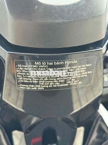 Honda Vario 160 2023 odo lướt máy nguyên zin