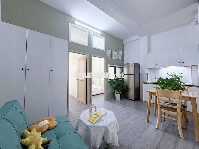 60m² Căn 2 Phòng ngủ-Cửa sổ trời-Full nội thất- Gần sân bay-Q1-PN