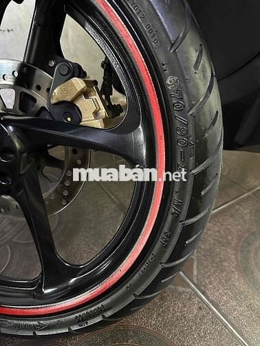 Yamaha Nouvo 5 fi 2012 Vàng , xe zin , bstp