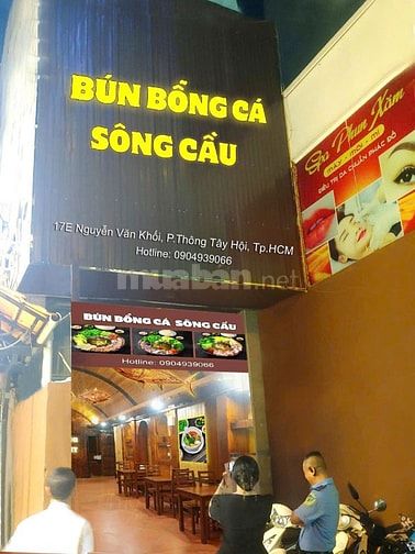 Chính chủ sang nhà hàng hầm rượu Sông Cầu, mặt tiền Nguyễn Văn Khối