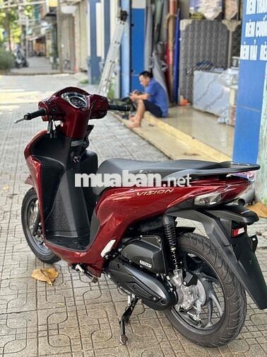 Honda Vision 2025 Cao Cấp màu Đỏ