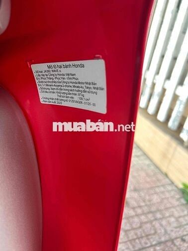 Honda Wave A110 2023 Tự động màu Đỏ