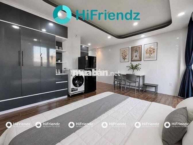 STUDIO BAN CÔNG SIÊU THOÁNG - MÁY GIẶT RIÊNG - NỘI THẤT Y ẢNH