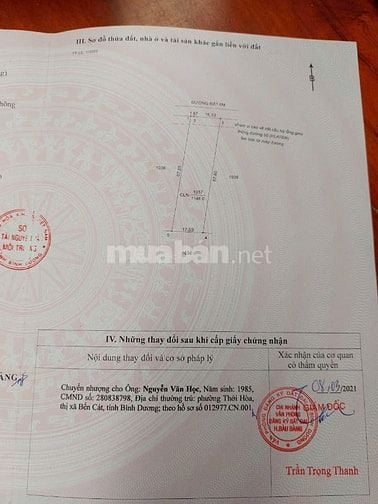 Giảm thêm 200 triệu bán gấp đất cao su ngay chợ Long Nguyên