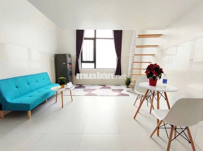 Cho thuê phòng Emart Phan Văn Trị Gò Vấp_duplex_cửa sổ trời_thang máy