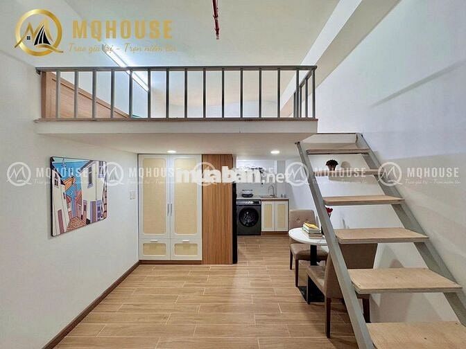 Cho thuê phòng Emart Phan Văn Trị Gò Vấp_duplex_cửa sổ trời_thang máy
