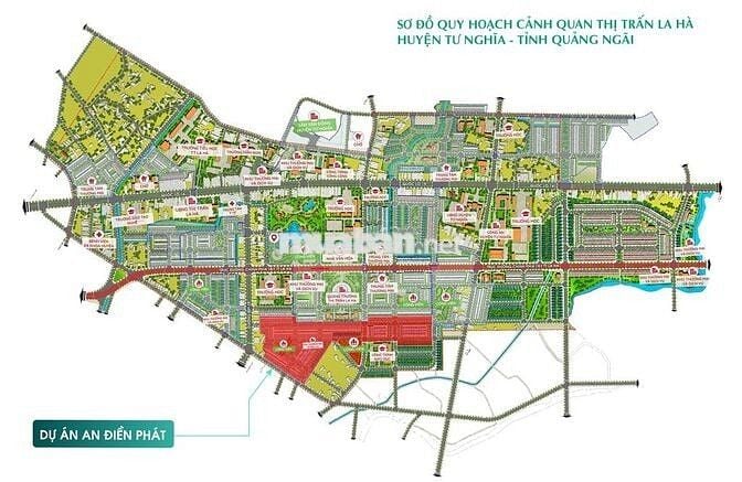 Bán đất Quảng Ngãi-Lô rẻ nhất An Điền Phát-Mặt tiền Nguyễn Công Phương