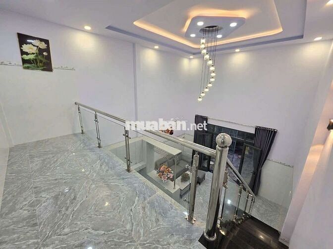 NHÀ P. PHÚ TÂN MỚI 100% 3PN 4WC HẺM OTO