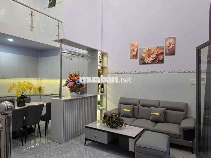 NHÀ P. PHÚ TÂN MỚI 100% 3PN 4WC HẺM OTO