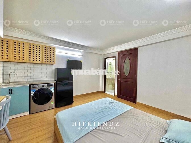 Cho thuê phòng Studio sát bệnh viện ĐH Y Dược, máy giặt riêng,Free xe