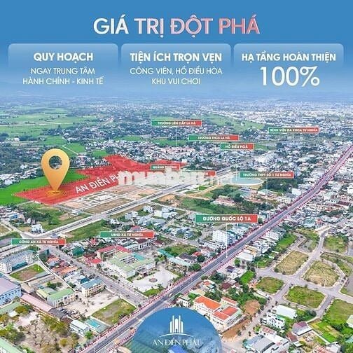 KĐT An Điền Phát-Lô *** còn lại trên trục chính thông ra Quốc lộ