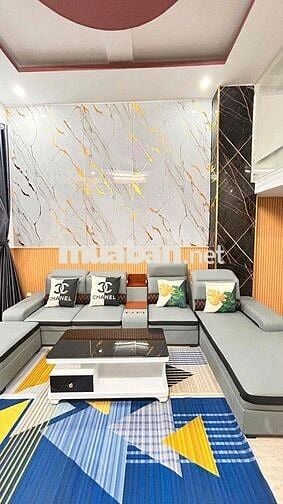 NHÀ FULL NỘI THẤT ( GẦN CHỢ MINH PHÁT ) TRỆT 2 LẦU 4PN 5WC  ĐƯỜNG 6M