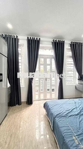NHÀ FULL NỘI THẤT ( GẦN CHỢ MINH PHÁT ) TRỆT 2 LẦU 4PN 5WC  ĐƯỜNG 6M
