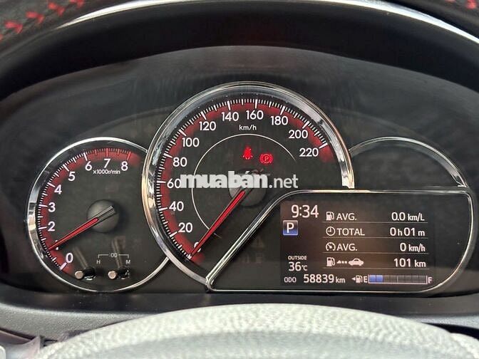 Toyota Vios GR-S CVT 2022 Trắng 58.900 km