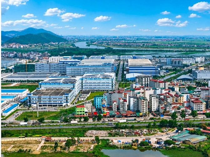 Bán lô đất nền ngay Quang Châu Bắc Ninh DT 100m sổ full thổ cư