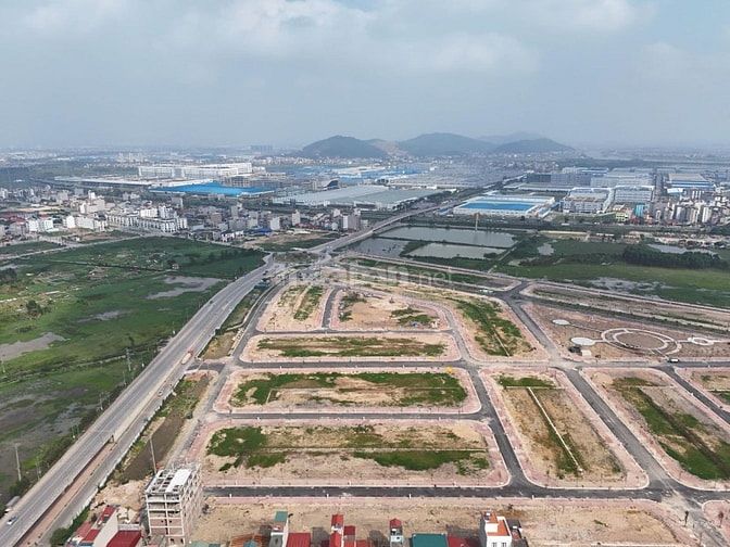 Bán lô đất nền ngay Quang Châu Bắc Ninh DT 100m sổ full thổ cư