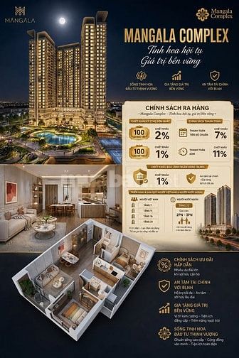 🚨 2,4 TỶ MUA CĂN 2PN MANGALA COMPLEX – LÃI NGAY KHI KÝ HỢP ĐỒNG! 🚨  