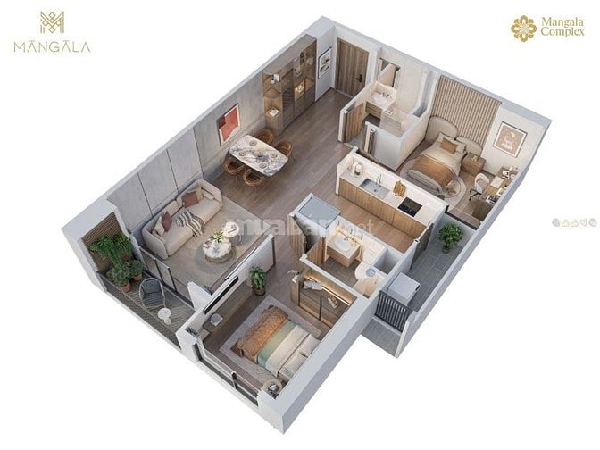 🚨 2,4 TỶ MUA CĂN 2PN MANGALA COMPLEX – LÃI NGAY KHI KÝ HỢP ĐỒNG! 🚨  