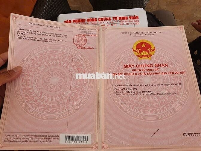 (9036) khu dân cư Việt Sing. Lầu 1 bao sổ hồng 620 triệu