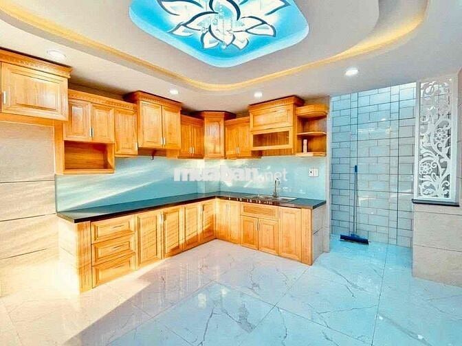 Cho Thuê Nhà Mới Xây 100% DT 250m2 1Trệt 1Lửng 3Lầu 4pn 5Wc Hẻm An Nih