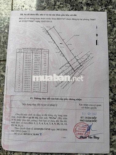 Chính chủ bán mặt tiền 186 Thạnh Lộc 15