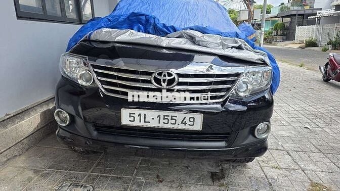 Toyota Fortuner 2013 Đen 118.000 km Ghế da zin