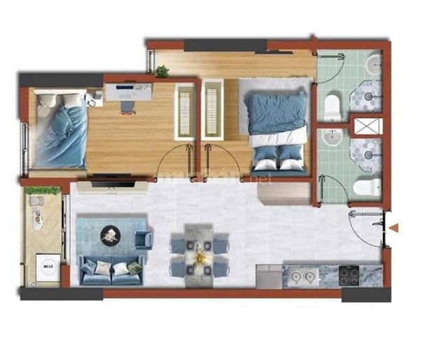 ✨CHỈ CẦN 170 TRIỆU BAN ĐẦU ĐỂ SỞ HỮU CĂN HỘ 2PN ✨