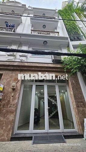 NHÀ MỚI XÂY 5PN HẺM XE HƠI  ĐƯỜNG 3/2 Quận 10