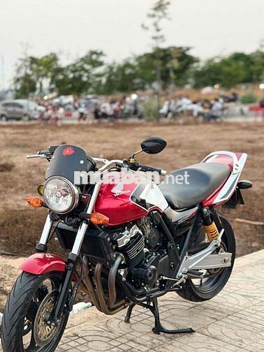Honda CB400 Đỏ Trắng Xăng
