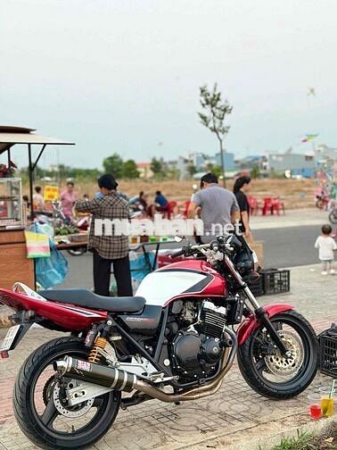 Honda CB400 Đỏ Trắng Xăng
