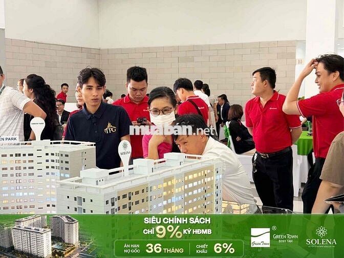 Căn hộ 2pn Solena - Green Town Bình Tân. Sổ hồng riêng