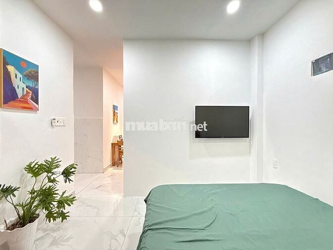 1PN TÁCH BẾP NGAY SÂN BAY TSN, FULL NT AN NINH NEW 100% THANG MÁY TB