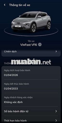 VinFast VF6 Plus 2026. tc 2. Xám 17474 km