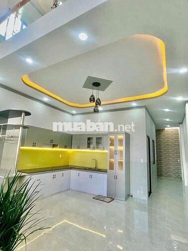 Cần tiền bán gấp nhà gác lửng đúc mới xây gần KDL Bửu Long