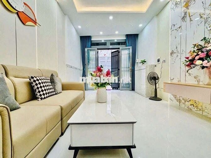 cho thuê nhà mới đẹp full nội thất thống nhất p16 Gò Vấp 3.5x11 giá9.5