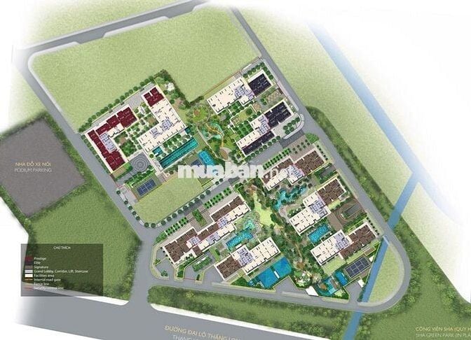 Chính chủ cho thuê shop khối đế E2.06 – Lumi Hà Nội (CapitaLand)