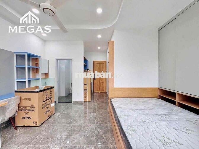 CHO THUÊ CĂN HỘ 1PN, BANCONG, CỬA SỔ FULL NỘI THẤT CẠNH CHỢ BÀ CHIỂU