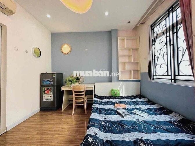 STUDIO MỚI XÂY_ FULL NỘI THẤT_BAN CÔNG NẰM NGAY NGÃ TƯ BẢY HIỀN