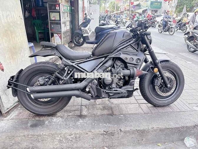 Honda Rebel 500 300cc Đen 7100km