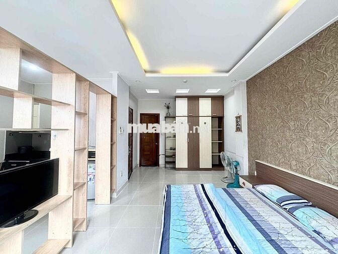 Căn Hộ 1PN View Kính 35m2 FullNT Có Thang Máy Ngay Hàng Xanh , Cầu SG