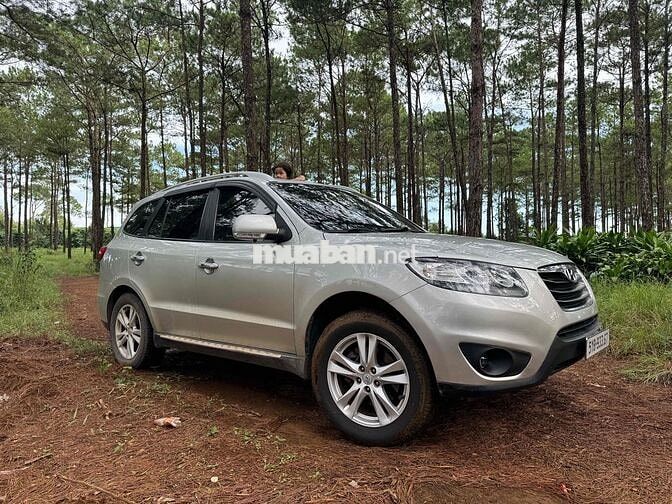 Hyundai Santafe 2011 Bạc 124xxx km